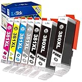 【LxTek】BCI-381XL BCI-380XL 互換インクカートリッジ Canon用 インク 381 380 6色セット+黑1本(合計
