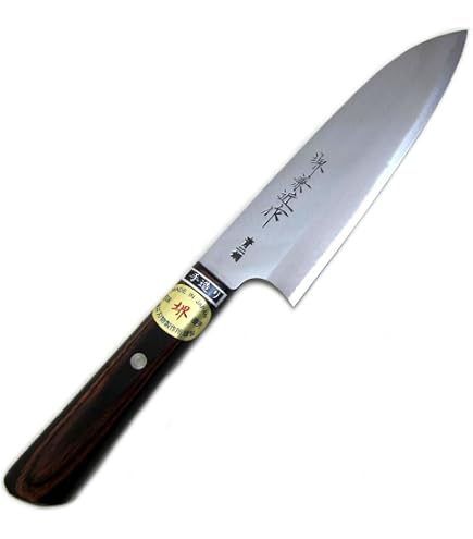 Amazon｜ヤクセル 関藤平 黒耀 包丁 三徳包丁 ダマスカス 16.5cm 日本