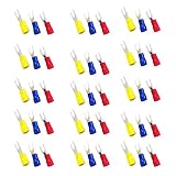 Dovewill 約150枚　圧着コネクタ端子　sv2-3.2　ワイヤーコネクタ　絶縁圧着端子　セット　多色