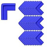 [30パック] 安全コーナープロテクターガード、 デスクテーブル カバークッションプロテクター、 子供のための安全な、赤ちゃん (青)