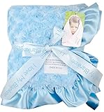 マイブランキー /　Luxe Blanket Luxe Snail Satin Ruffle （カラー：Blue） [並行輸入品]