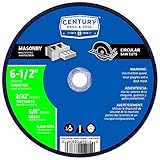 Century Drill and Tool 8606 Masonry Abrasive Saw Blade, 6-1/2-Inch [並行輸入品]
