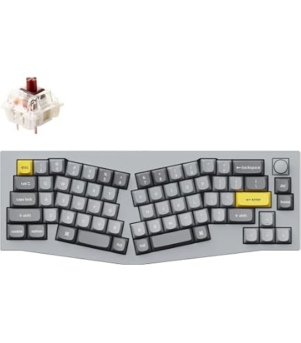 Amazon | Keychron Q8 交換可能 RGBバックライト ブラウン スイッチ