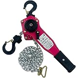 三方良し 新発売ピンク色 レバーホイスト1ton チェーン1.5m 1000kg 1t 1トン チェーンブロック チェーンホイスト 荷締め 荷締め機 チェーンガッチャ 手動式レバー式荷締機 ガッチャ がっちゃ ＣＥ、ＧＳ＆ＴＵＶマーク認証済み・ 期間