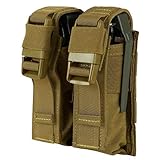 ＣＯＮＤＯＲ（コンドル） タクティカルギア 191063 ダブルフラッシュバンポーチ FLASH BANG (コヨーテブラウン)