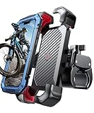 自転車スマホホルダー JOYROOM バイク携帯ホルダー スタンド 振動吸収 マウント スマホ置き 原付 固定 ワンタッチ