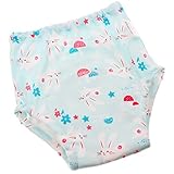 Baoblaze ベビー　おむつ　トイレ　布おむつ　トイレトレーニングパンツ　6層 コットン製　全6種類　　 - ウサギ, 100cm