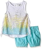 ラッキーブランドGirls ' Tie Dye Fringeセット カラー: ホワイト