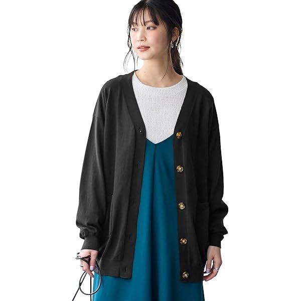 Amazon | [ニッセン] 大きいサイズ ケーブル編ラメモールニット