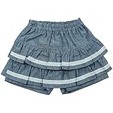 《初夏盛夏対応》(日本製) Pample Mousse(パンプルムース) 20Sダンガリーキュロットパンツ 90cm/NB NO.DP-82309