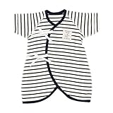 (チャックル) chuckle *ボンシュシュ*マリンボーダーコンビ肌着【1枚売り】 ホワイト 50-60cm P6782-60-10
