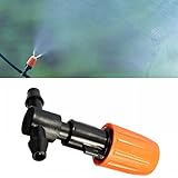 amzmonnsuta 10個入り花植物ミスト噴霧散水ノズル T字スプレー温室マイクロドリッパー