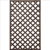 igarden　アイガーデン　ラティス　Ｈ150×Ｗ90cm　格子タイプ　ナチュラル系ダークブラウン　天然木製