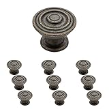 Franklin Brass P29525K-WCN-B Warm Chestnut 1-1/4-Inch Hayes Kitchen Cabinet Hardware Knob, 10 pack [