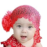 wlgreatsp スウィーティー1PC 赤ん坊の幼児の少女 幼児の快適なかわいいかわいい ヘア弓アクセサリー ヘッドウェアソフト ビッグフラワー レース