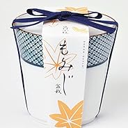 聖新陶芸 春/秋の 手のひら庭園 まめ盆栽 盆栽キット ミニ 栽培キット ゆったり育てる もみじ 簡単 栽培セット (自由研究) 鉢の径約9cm 染付小紋盆栽 父の日 母の日 プレゼント 誕生日 GD-45203