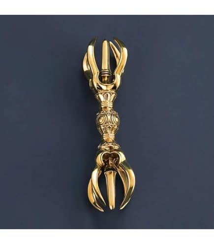 Amazon｜五鈷杵 金剛鈴 法具仏具 鍮製 寺院用仏具 前具 真鍮仏具