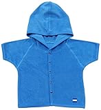 ベビーストーリー パイル 半袖パーカー 60cm ~ 70cm ブルー S91193 日本製