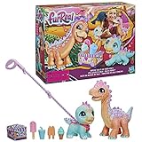 FurReal Snackin' Sally's Ice Cream Party 電子ペット 40種類以上の音とリアクション ウォーカロット 恐竜 アクセサリー5種 対象年齢4歳以上, F6360