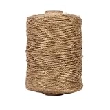 OUNONA ジュートツインジュート ストリング 3ロール ジュエリーロープフロリス ギフト用DIYアート工芸 デコレーションバンドル 120m * 1.8ミリメートル