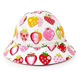 笑顔でおでかけベビー帽子・ハット（日本製）　スイートストロベリーコレクション（アイボリー）　B20013