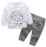 【エビ屋】子供服スーツ子供の春と秋の長袖家庭用服 (90CM, ホワイト)