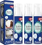 バブルクリーナーSialicessヘビー発泡オイルステインクリーナー、万能キッチンバブルクリーナー、グリースステイン除去、頑固なグリーバーバス (1箱-100ml)