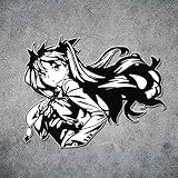 遠坂凛 車 ステッカー シール for fate 装飾シール 自動車 バイク ステッカー シール スクラッチのカバーシール 防水 車 オートバイ ステッカー 萌えグッズ (01(13*10cm))