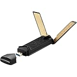 ASUS USB無線LAN子機 USB-AX56 WiFi6 デュアルバンド1201 +574 Mbps 外部アンテナx2/USB3.2 Gen1接続/WPA3によるネットワークセキュリティー