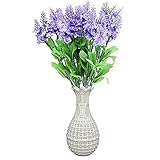 topixdeals人工ラベンダーシルクフラワーBouquetsウェディングホームパーティー装飾、3 x 10ヘッド