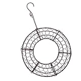 Flameer 植木鉢　鉄ワイヤー　花輪のフレーム　多肉植物掛け　プランター　屋内、庭園飾り　ギフト