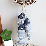 BETONG SAKAI- 3 pieces per set DIY Living room bedroom TV background Hangings Decoration fish shape 