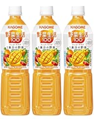 カゴメ 野菜生活100 マンゴーサラダ スマートPET 720ml&times;3本