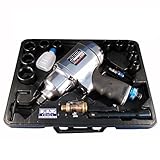 FIT TOOLS 1/2" Heavy Duty Dr. Pneumatic Impact Wrench with CR-V Sockets Kit [並行輸入品]