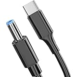 YFFSFDC USB-C PD トリガーケーブル 電源プラグ 充電ケーブル USB-C入力からDC5.5*2.5mm電源 12V 急速充電 PD充電ケーブル用ラップトップノートブック用 PVCの素材を採用 頑丈 高耐久 断線防止 USB Type 