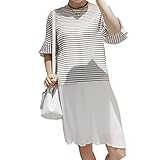 (マーシェル) Marshel マタニティ プリーツ スカート 軽やか素材 シフォン エレガント 上品 お腹を優しく包む 妊婦服 おしゃれ ホワイト フリーサイズ