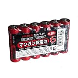 IMA マンガン乾電池 単3形 R6P/1.5V 6本入