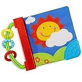 Tovadoo 布絵本 お出かけ絵本 太陽おじいちゃん ソフト 布のおもちゃ 知育玩具 3ヶ月-3歳 知育玩具 プレゼント