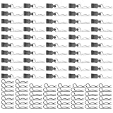 50PCS 引きのタブが付いている普遍的な RC 車のボディ貝クリップ RC R タイプ ピン For すべての 1/16 1/18 RC 車のトラックのバギーの貝の交換部品のため