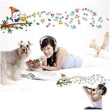 JUNKE 1 Pcs House Room Sticker Removable Birds on a Branch Peel and Stick NurseryVinyl Wall Stickers