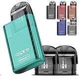 アスパイア minican+ 本体&ポッド2個セット 電子タバコ ベイプ ミニカン プラス POD タイプ スターターキット 0.8Ω グリーン
