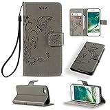 Zeebox iPhone 7 Plus 手帳型 ケース カバー 高品質 落下防止 保護カバー 財布型ケース カード収納ホルダー＆ストラップ付き マグネット式 Apple iPhone7 Plus 対