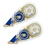 プラス 修正テープ ホワイパープチ クリームテープ 5mm WH-815Y 51-643 ×2