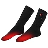 LPCRILLY Rechargeabel Electric Heated Socks,3.7V Lower Safety Voltage Battery Powered Heating Socks For Men and Women, Riding