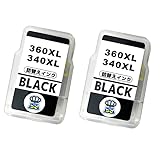 キャノン BC-360 ブラック ２セット CANON 用 詰替えインク インク王国 キャノン プリンターインク 詰め替えインク BC360 BC361 BC-360XL BC-361XL 対応プリンター PIXUS TS5430 PIXUS TS5330 互換インクBC360BK BC361CL BC-360BK BC-361CL