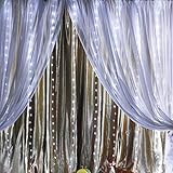 MIYOLE イルミネーションライト カーテンライト 300LED電球 3M*3M USB給電式 ledストリングライト 寝室カーテン クリスマス 結婚式 パーティー 装飾 連結可能 屋外屋内兼用 ホ