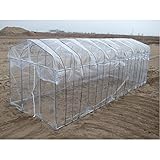 家庭用ビニールハウス 【 4坪用 】 間口2.2m×長さ6m×高さ2.5m 『ダイムハウス』 日本製 〔ガーデニング 家庭菜園 園芸〕