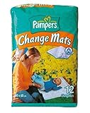 パンパースの変化マット - 12パック (Pampers) (x6) - Pampers Change Mats - 12 Pack (Pack of 6) [並行輸入品]