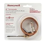 Honeywell CQ100A1005 36-Inch Replacement Thermocouple for Gas Furnaces, Boilers and Water Heaters by