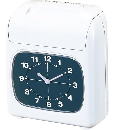 Amazon | アマノ タイムレコーダー ホワイト BX2000J | タイムカード